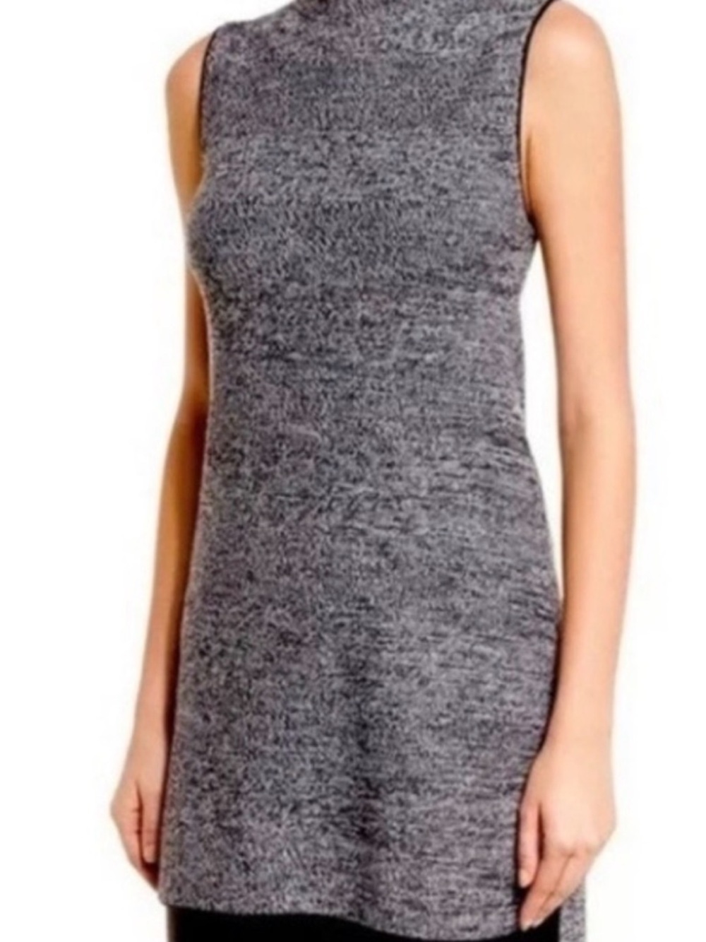 Alice + Olivia Sleeveless Gray Knit Shift Dress Size Small